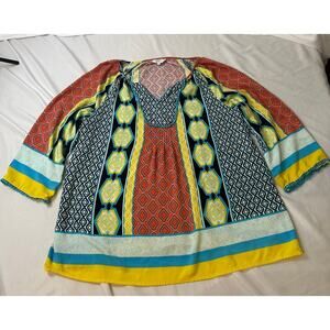 Colorful Crown & Ivey Blouse Size Size‎ L